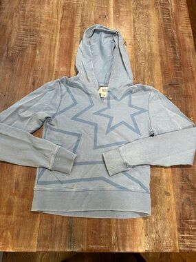BDG Light Blue Cotton You’re a Star Hoodie